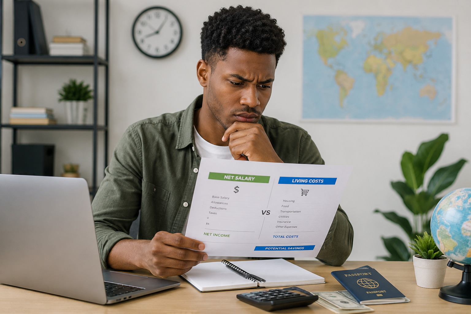 How to Compare Net Salary and Cost of Living Before Accepting a Job Abroad